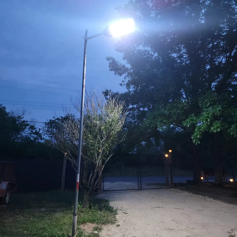 Lampara con panel solar grande 400 W - Potente y duradera