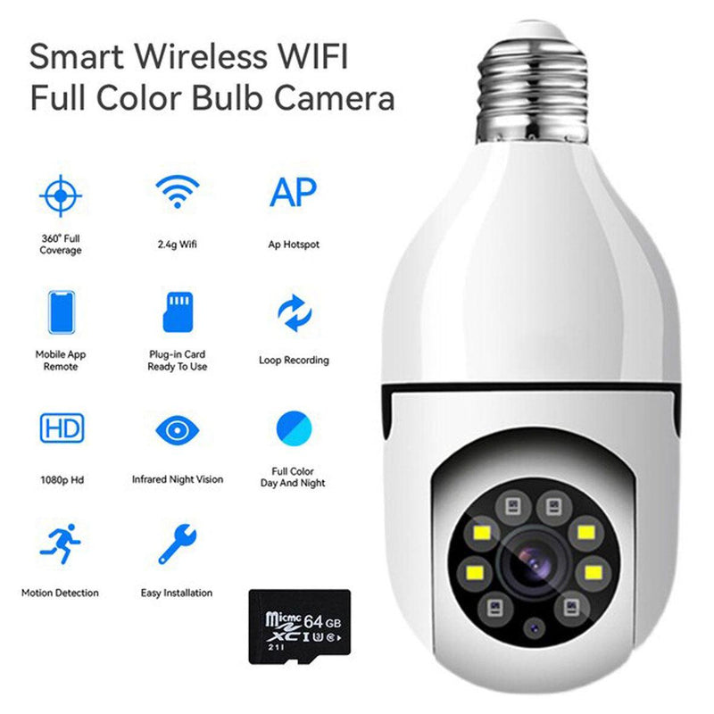 Camara Vigilancia Ip Inalámbrica Mini Bo