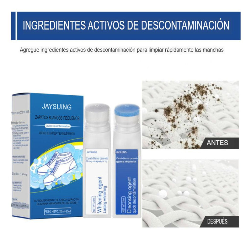 Limpiador de zapatos blancos Blanqueador - Sneakers Cleaner