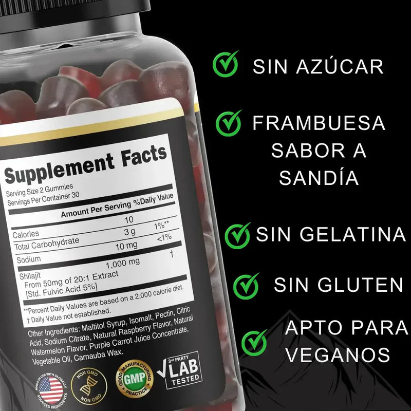 Gomitas Shilajit 🤎 PREMIUM 👑 2X1