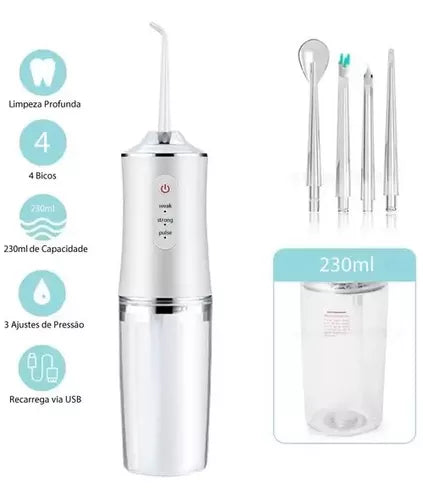 Irrigador Oral Recargable - Elétrico Blanco