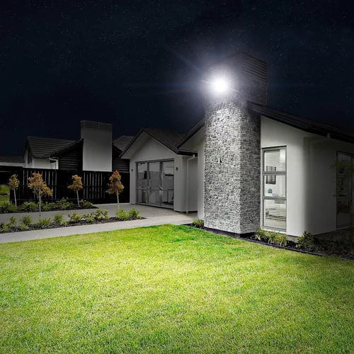 Lampara con panel solar grande 400 W - Potente y duradera